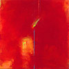 ..Abstract (Red)<br>Oil on Board<br>15 x 15 inches