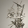 ..Star Maquette, 2008<br>Formed & Fabricated Steel<br>20 x 7 x 7 inches 